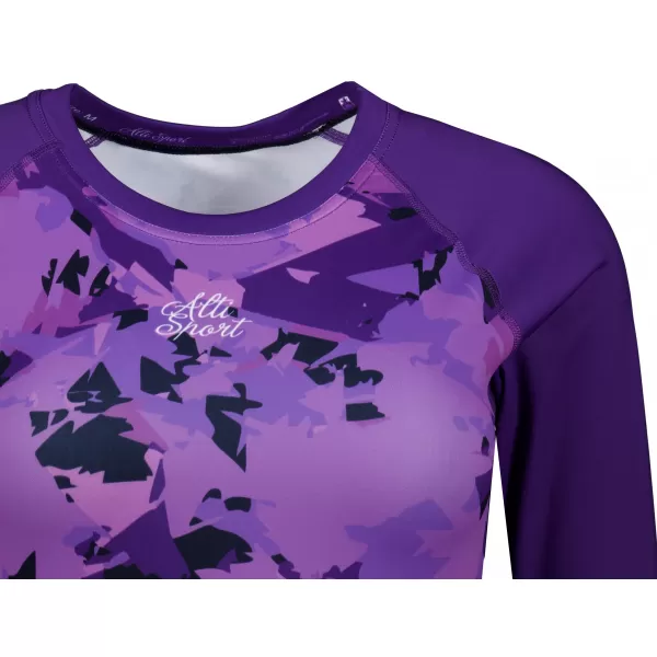  Dámsky funkčný prémiový crop top ALTISPORT VOJ/ALW110TR04 FIALOVÁ 