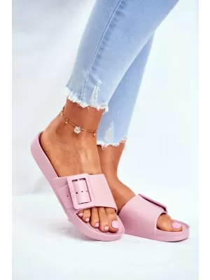 Dámske elegantné šľapky BIG STAR FF274A389 RUŽOVÁ Big Star Shoes