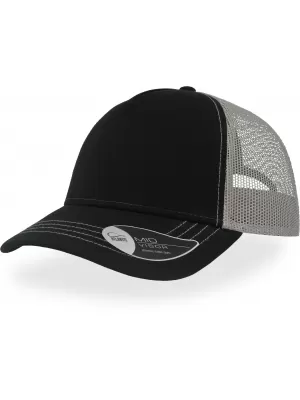 Čiapka ATLANTIS | Rapper Canvas BLACK/GREY