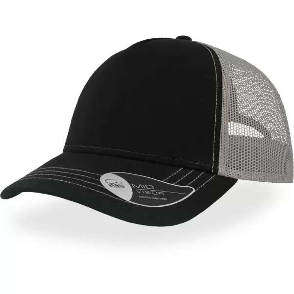  Čiapka ATLANTIS | Rapper Canvas BLACK/GREY 