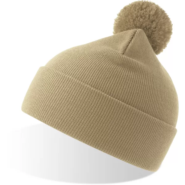  Čiapka ATLANTIS | Wind-S Pompom BEIGE 
