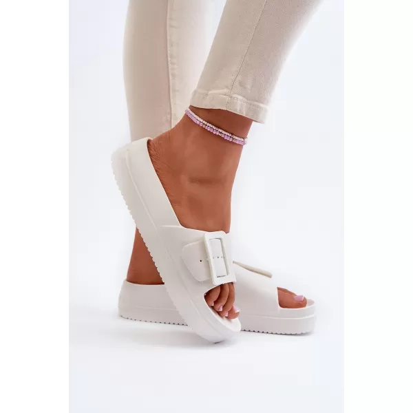  Dámske šľapky BIG STAR NN274A661 BIELA ​​Big Star Shoes 