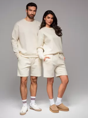 Mikina + šortky OMBRE Z108 KRÉM