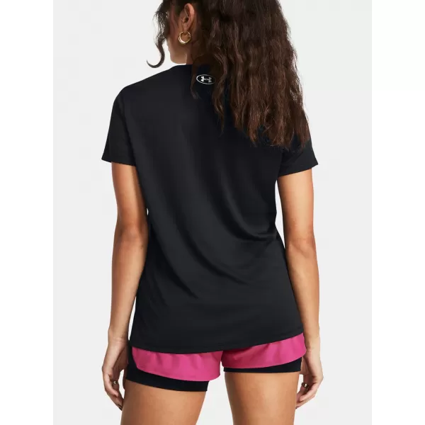  Dámske tričko UNDER ARMOUR TECH SSV- SOLID 1384229-001 ČIERNA 