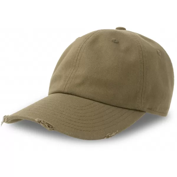  Čiapka ATLANTIS | Dad Hat Destroyed-S OLIVE 