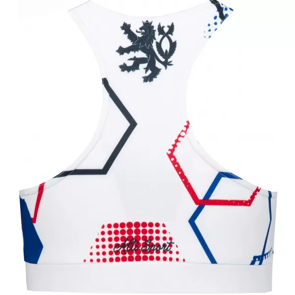  Dámska prémiová funkčná športová podprsenka ALTISPORT VOJ/ALW036POD01 HEXA BIELA 