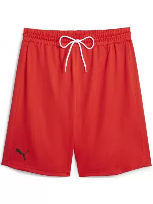 Kraťasy PUMA HOOPS TEAM PRACTICE SHORT 676641_03 ČERVENÁ PUMA