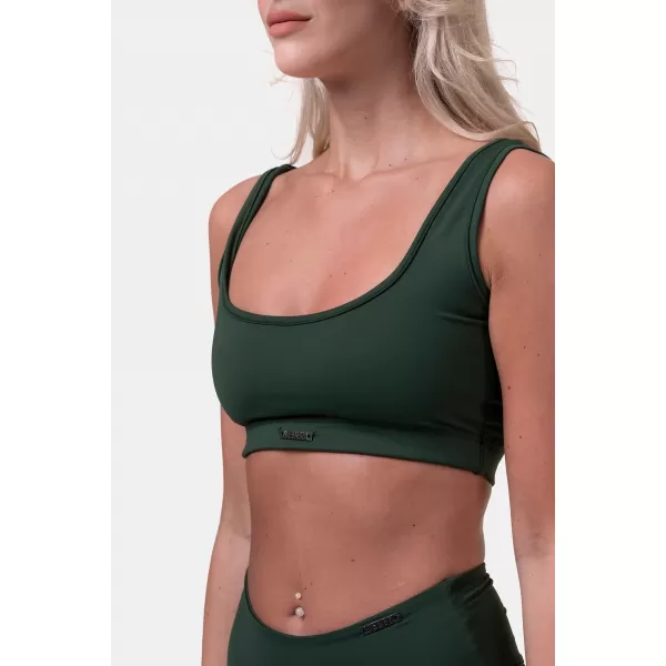  Bikini Active Black - bralette top 554 DARK GREEN Nebbia 