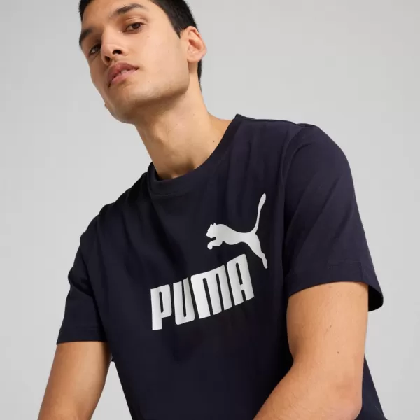  Pánske tričko PUMA ESS NO. 1 LOGO TEE 682532-16 MODRÁ 
