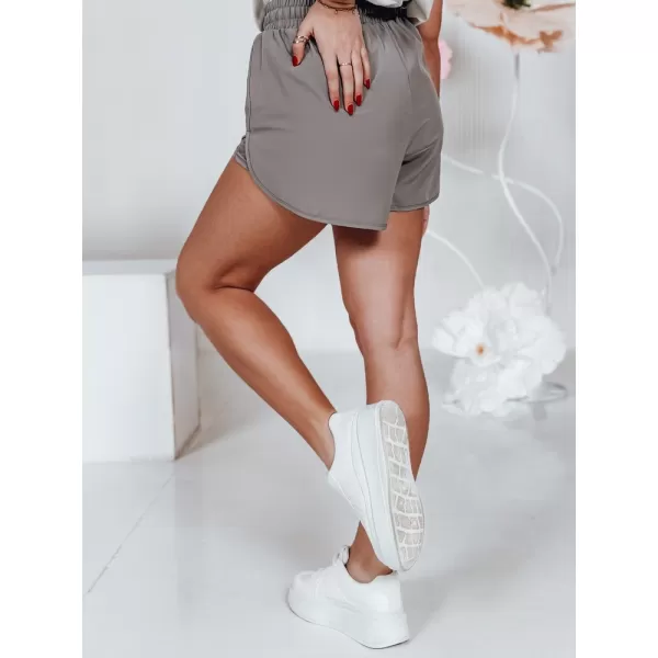  Dámske šortky DSTREET MISSRUN SY0425 TMAVO ŠEDÁ 