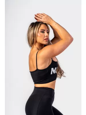 Bandeau podprsenka BACK CHECK 612 BLACK Nebbia