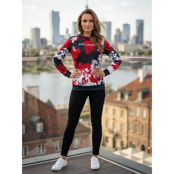  Dámska prémiová funkčná mikina ALTISPORT VOJ/ALW036PL/MI01 ŠKVRNY 
