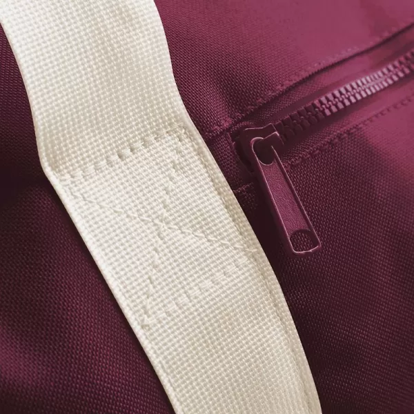  | BG 140 BURGUNDY/OFF WHITE BagBase 