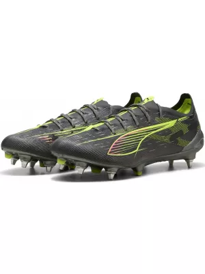 Topánky PUMA ULTRA 5 ULTIMATE MXSG 108343_03 ZASIAHNUTÉ STRIEBORNÉ /ŽLTÉ /SLNKO