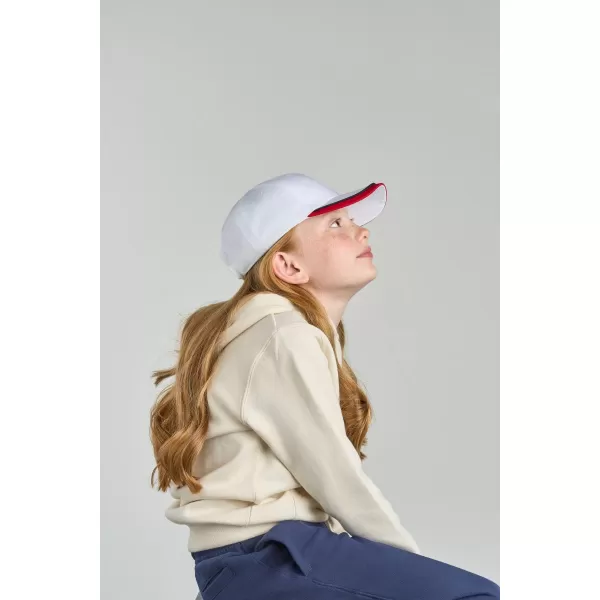  Čiapka ATLANTIS | Kid Star-S WHITE/RED 