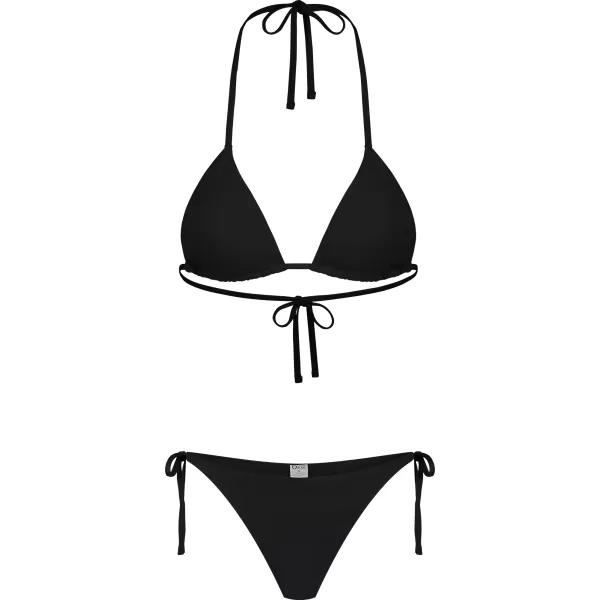  Dámske bikiny - najvyššia časť NORDBLANC NBSSS8208 ČIERNY 