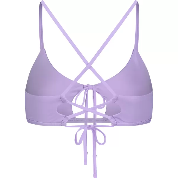  Dámske bikiny - najvyššia časť NORDBLANC NBSSS8211 FIALOVÝ 