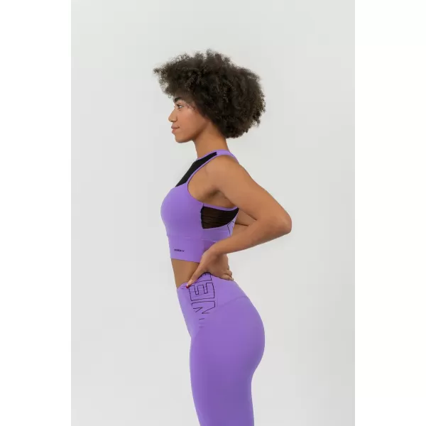  FIT Activewear legíny s vysokým pásom 443 LILA Nebbia 