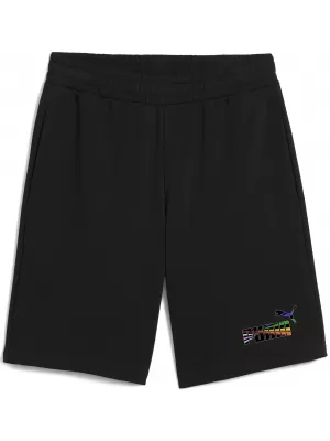 Pánske šortky PUMA LOVE UNITED SHORTS 10 TR 684701_01 PUMA ČIERNA