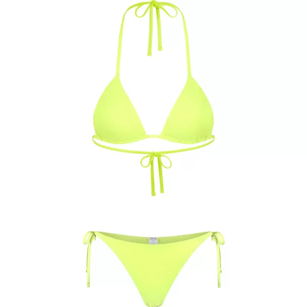  Dámske bikiny - najvyššia časť NORDBLANC NBSSS8208 ŽLTÝ 
