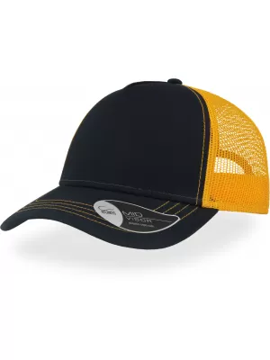 Čiapka ATLANTIS | Rapper Canvas NAVY/YELLOW