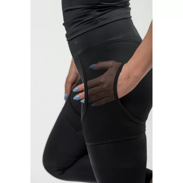  Dámske športové legíny s INTENSE Mesh 838 BLACK Nebbia 