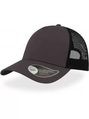 Čiapka ATLANTIS | Rapper Cotton DARK GREY/BLACK