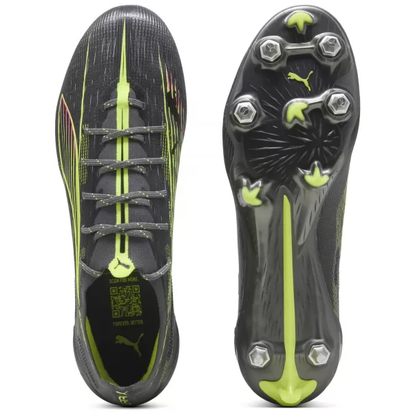  Topánky PUMA ULTRA 5 ULTIMATE MXSG 108343_03 ZASIAHNUTÉ STRIEBORNÉ /ŽLTÉ /SLNKO 