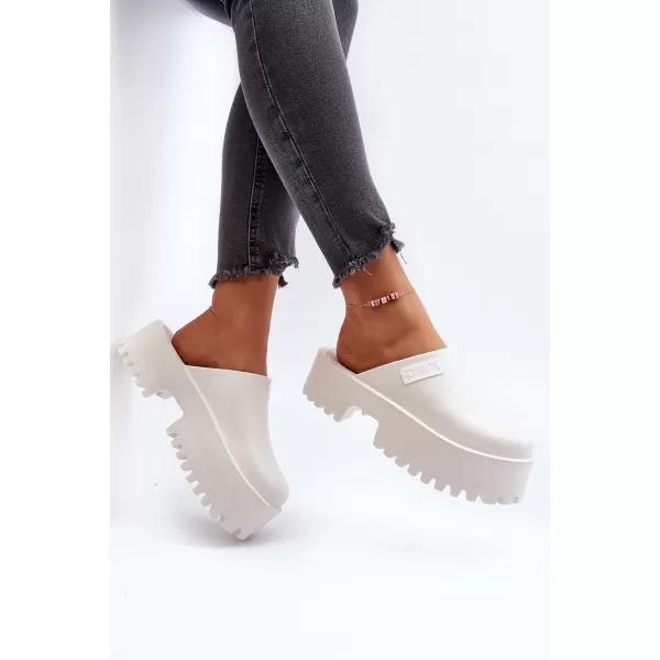 Dámske šľapky BIG STAR NN274015 BIELA ​​Big Star Shoes 