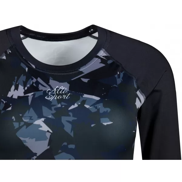  Dámsky funkčný prémiový crop top ALTISPORT VOJ/ALW110TR04 ČIERNA 