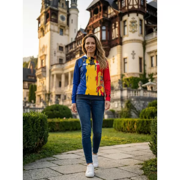  Dámska prémiová funkčná mikina ALTISPORT VOJ/ALW036RO/MI01 PRUHY 