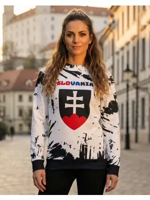 Dámska prémiová funkčná mikina ALTISPORT VOJ/ALW036SL/MI01 ABSTRAKCIE