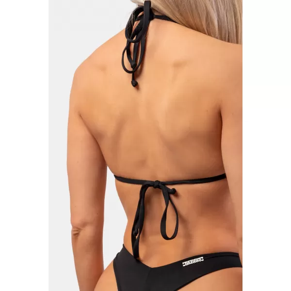  Klasické trojuholníkové bikiny - top 450 BLACK Nebbia 