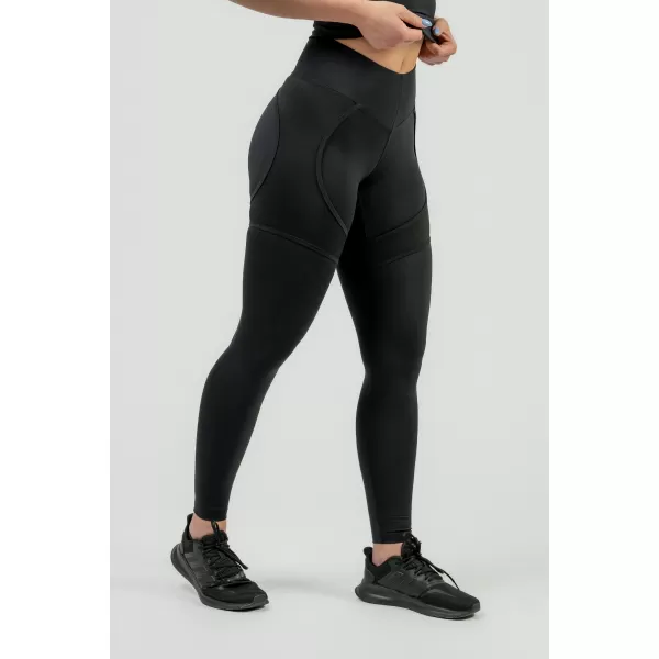  Dámske športové legíny s INTENSE Mesh 838 BLACK Nebbia 