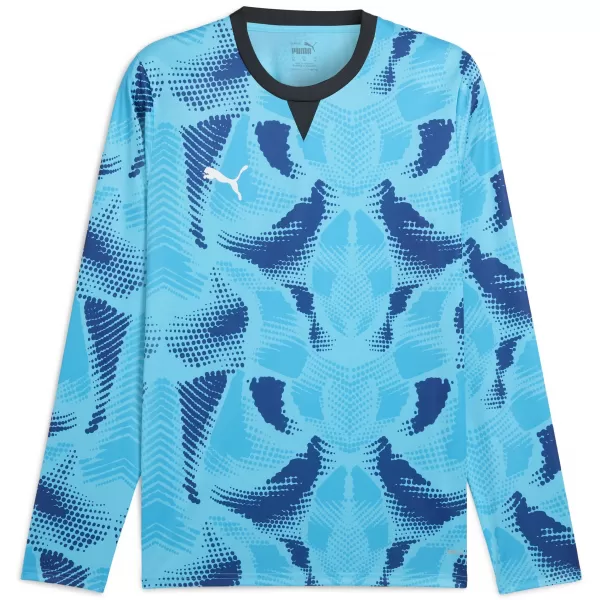  Tričko PUMA TEAMTARGET GK LS JERSEY 706519_02 BRIGHT AQUA / BRIGHT AQUA / PUMA WHITE 
