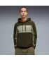 Pánska mikina PUMA ESS BLOCK HOODIE FL 684686-82 ZELENÁ
