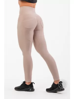 Lifting Effect Bubble Butt Legíny s vysokým pásom 587 CREAM Nebbia