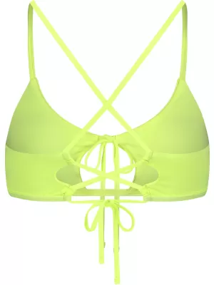 Dámske bikiny - najvyššia časť NORDBLANC NBSSS8211 ŽLTÝ