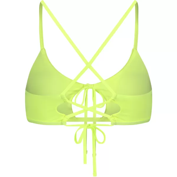  Dámske bikiny - najvyššia časť NORDBLANC NBSSS8211 ŽLTÝ 