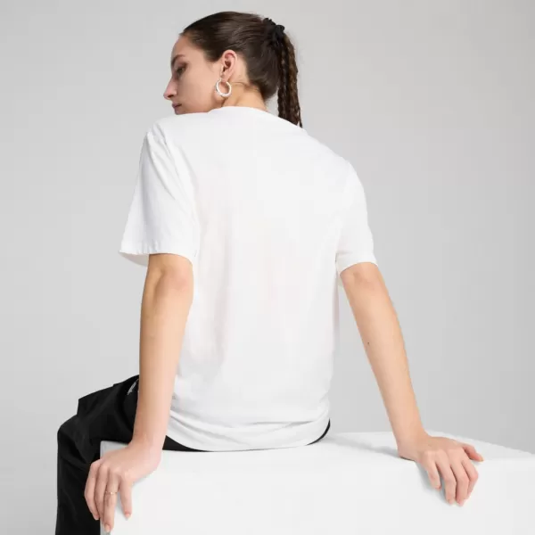  Tričko PUMA ESS RELAXED TEE 684971-02 BIELY 