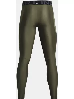 Pánske legíny UNDER ARMOUR HG ARMOUR LEGGINGS 1361586-390 ZELENÁ