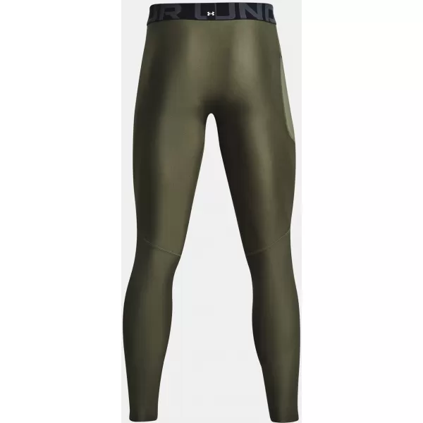  Pánske legíny UNDER ARMOUR HG ARMOUR LEGGINGS 1361586-390 ZELENÁ 
