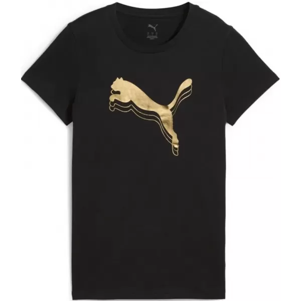  Tričko PUMA ESS METALLIC TEE 684995-51 ČIERNY 