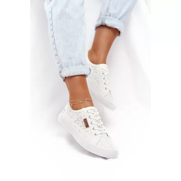  Dámske módne tenisky BIG STAR W274925 BIELA ​​Big Star Shoes 