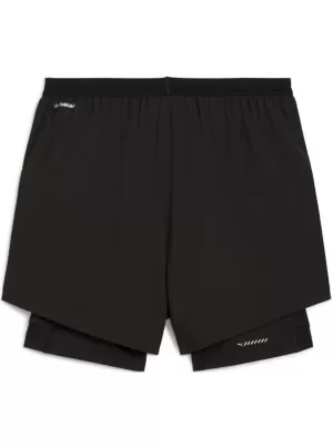 Kraťasy PUMA M RUN ULTRAWEAVE 2IN1 5"" SHORT​ 526635-01 ČIERNY