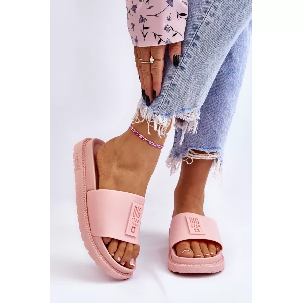  Dámske šľapky BIG STAR LL274425 RUŽOVÁ Big Star Shoes 