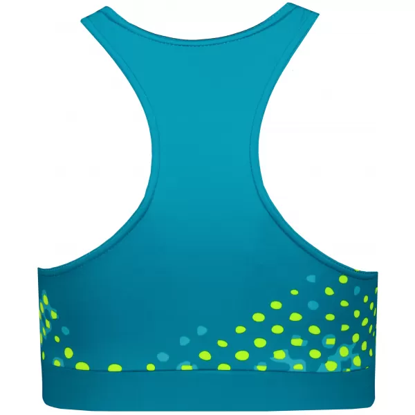 Dámska prémiová funkčná športová podprsenka ALTISPORT VOJ/ALW109POD01 SMARAGDOVÁ/FLUO ŽLTÁ 