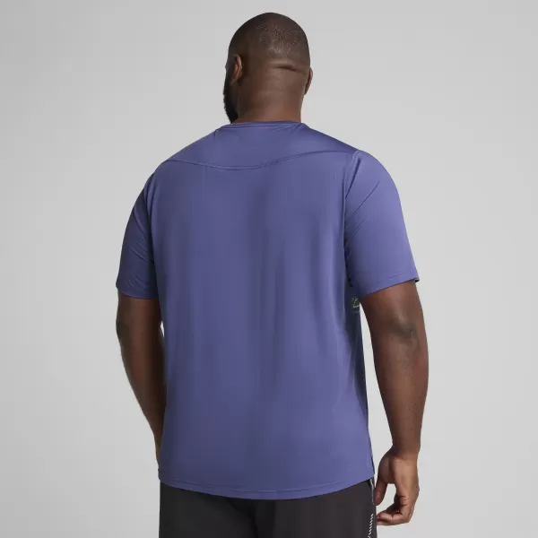  Tričko PUMA EVERYDAY KNIT PERF SS TEE? M 526631_46 MODRÝ KRYŠTÁL 