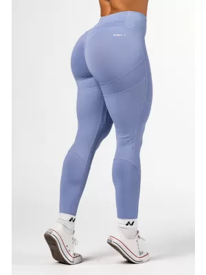 Tvarujúce legíny s vysokým pásom GLUTE PUMP 247 SVETLO FIALOVÁ Nebbia