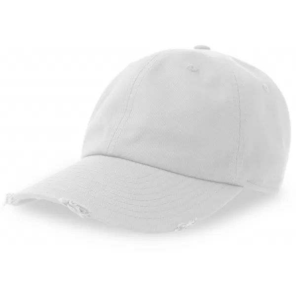  Čiapka ATLANTIS | Dad Hat Destroyed-S WHITE 
